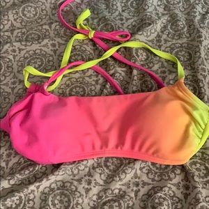 Multicolor bikini top